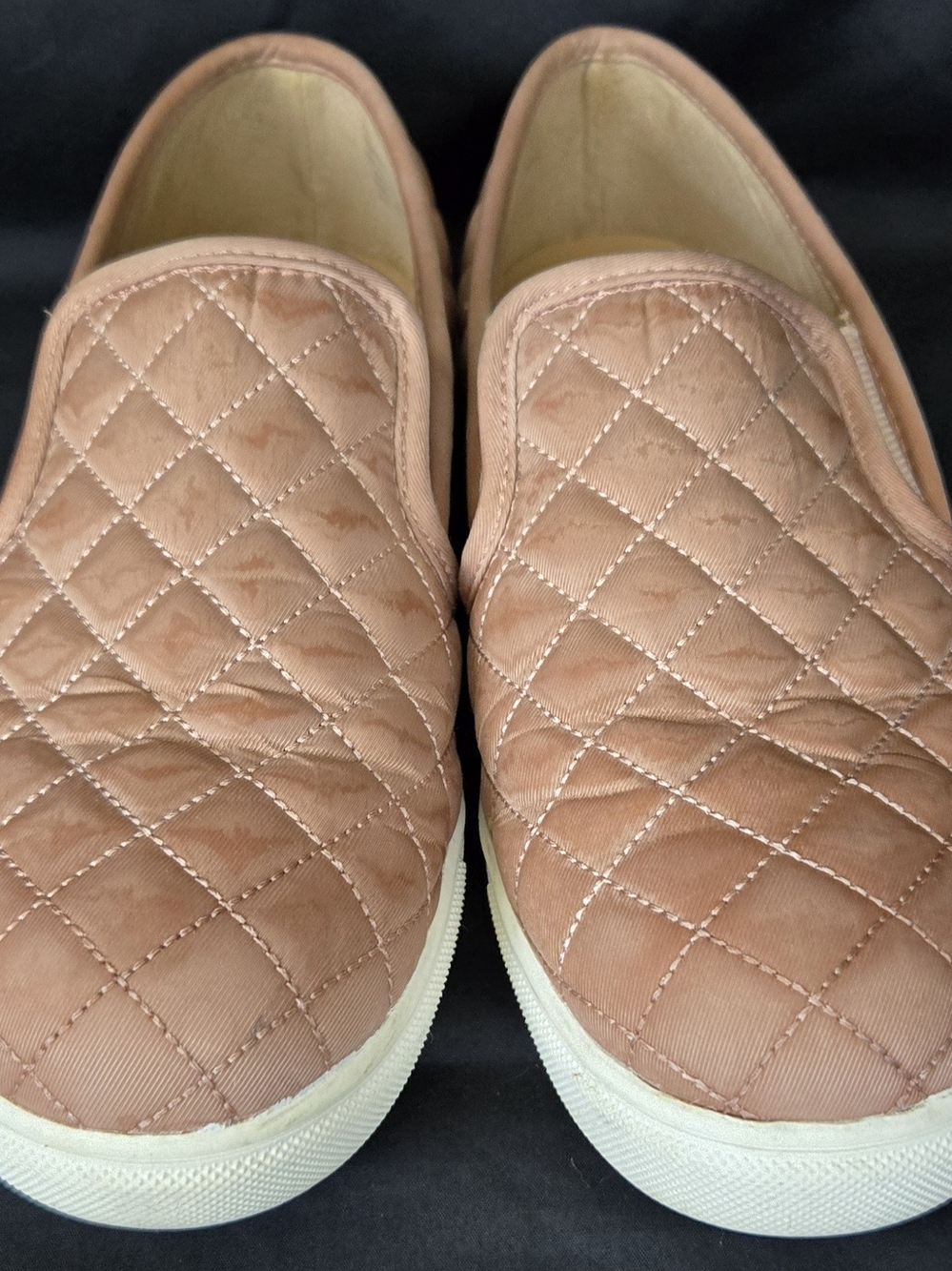Mossimo Supply Co. Woman's Quilted Slip-On Women's Sneakers in Blush